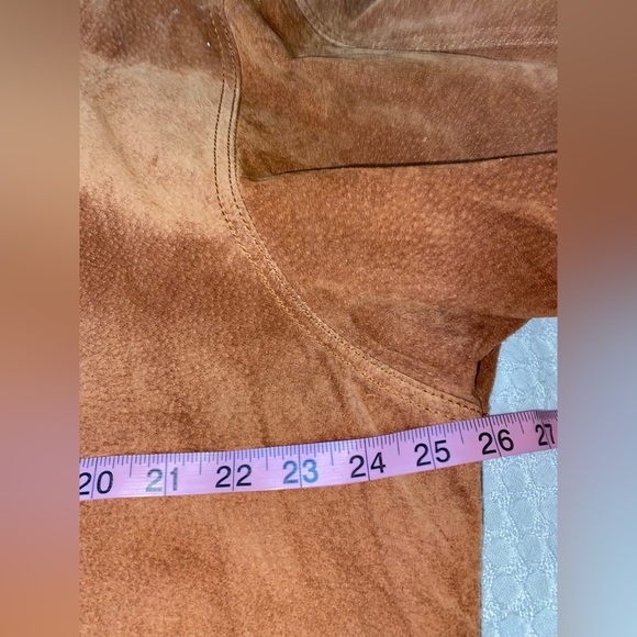 Seude Leather Bomber Jacket - Picture 11 of 13